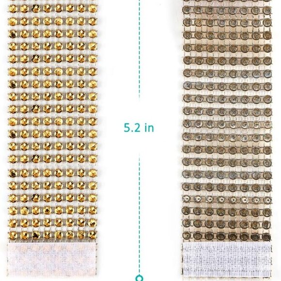 50pcs Napkin Rings, Gold Napkin Rings Buckles for Table Decorations, Wedding, Di - Picture 3 of 7